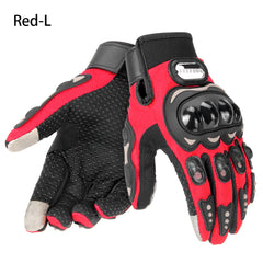 Breathable All Finger Protection Touch Screen Motorcycle Gloves