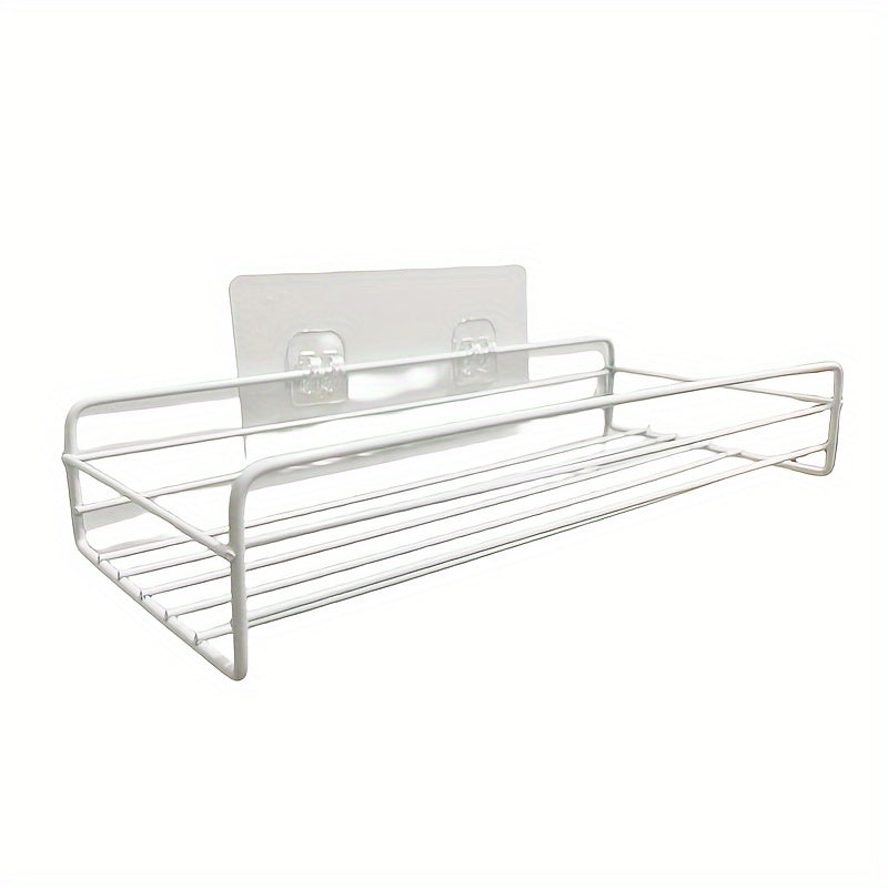 Adhesive Bathroom Wall Caddy Kitchen Storage Rack
