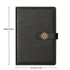 A5 Business Notebook PU Leather Magnetic Buckle Book