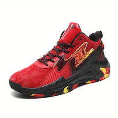 Men's Retro Basketball Sneakers, Lace Up, Various Colors