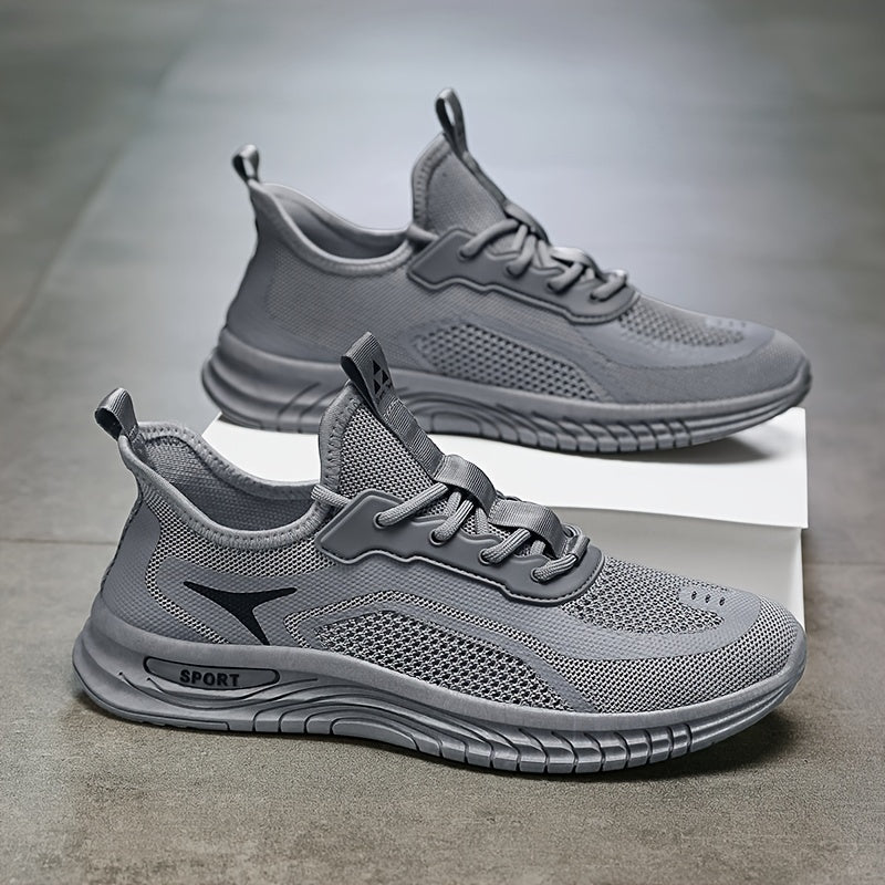 Men's Slip on Sneakers Odor Resistant Athletic Shoes with Shoelaces