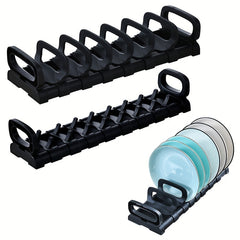 Adjustable Pot Lid Rack Drainer Kitchen Organizer Household