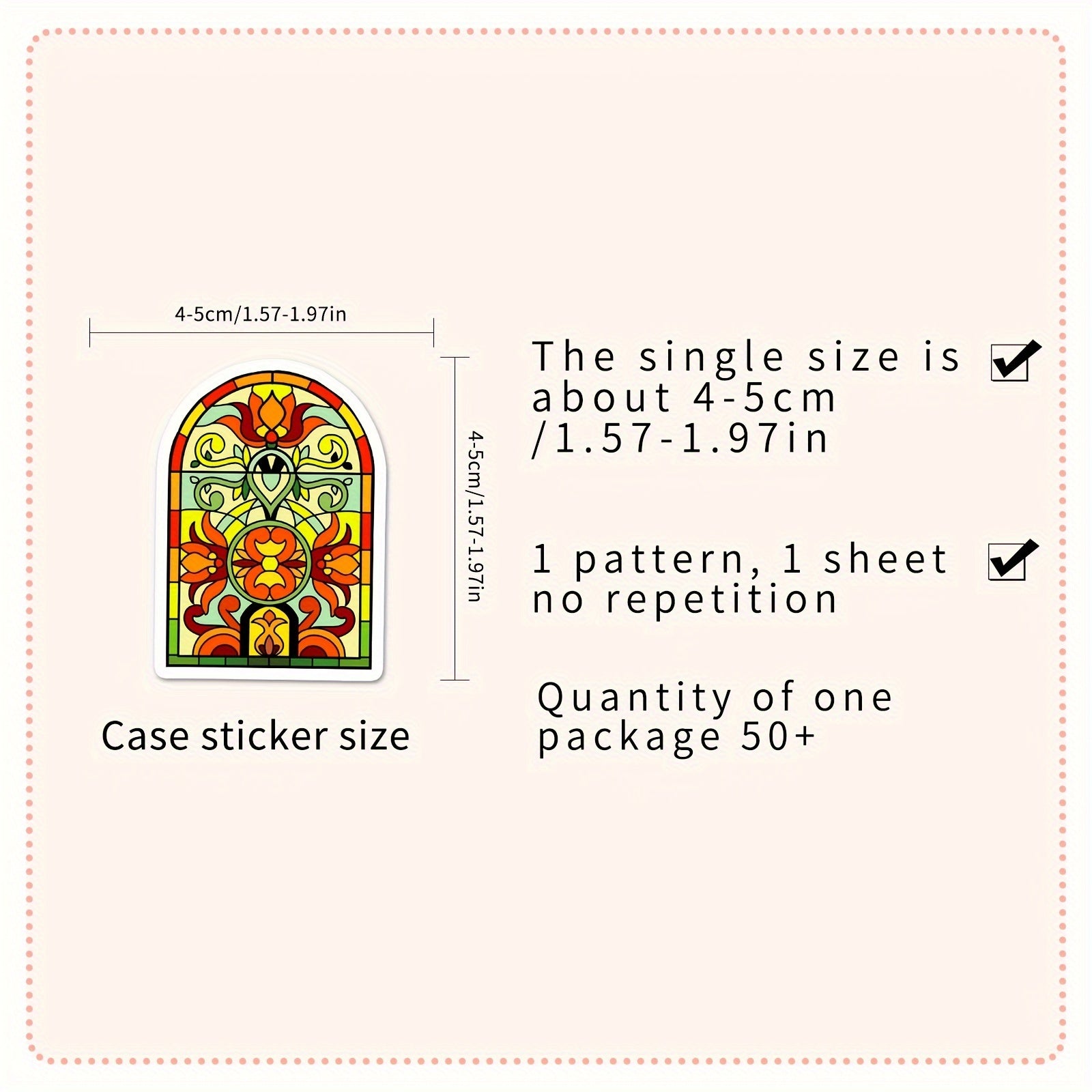 50pcs Colorful Glass Cartoon Doodle Skateboard Waterproof Stickers