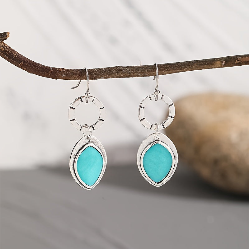 Turquoise Style Bohemian Retro Earrings