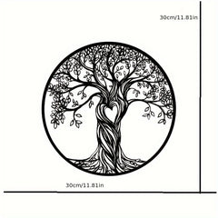 Iron Love Tree Of Life Wall Decoration Hanging Farm Wall Hanging