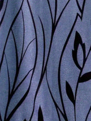 Multicolor V Neck Long Dress Mature Loose Sleeve Waist Dress