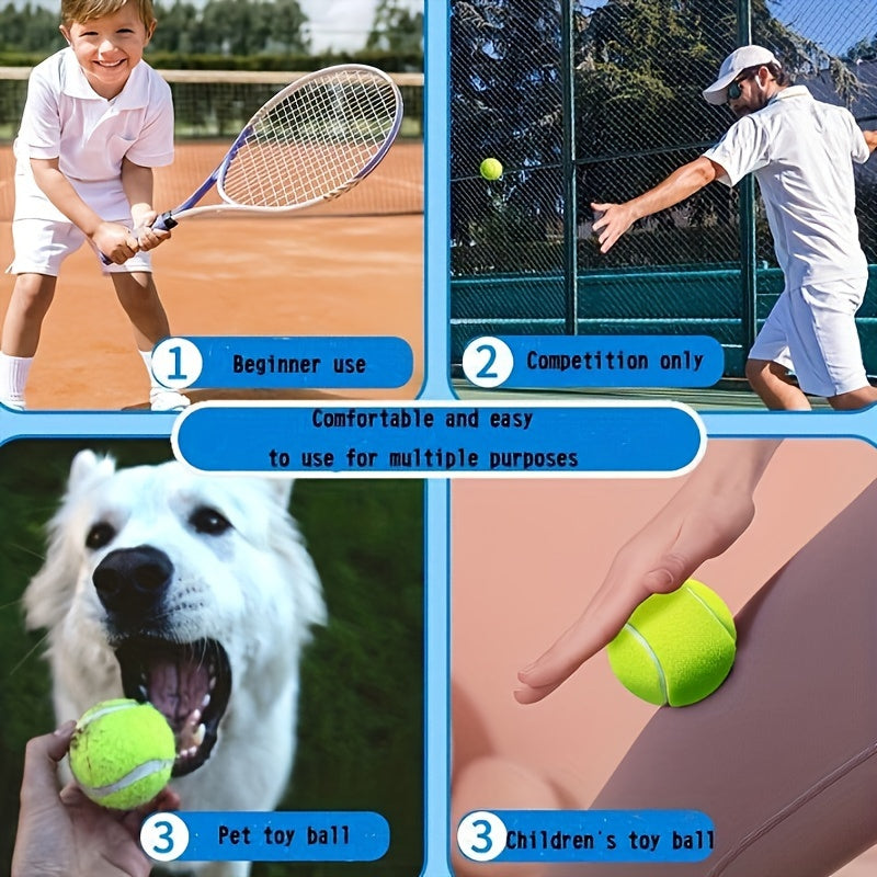 3pcs High Elastic Tennis Ball Durable Training Tennis For Beginners