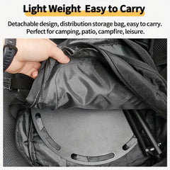 Ultralight Aluminum Round Table for Camping