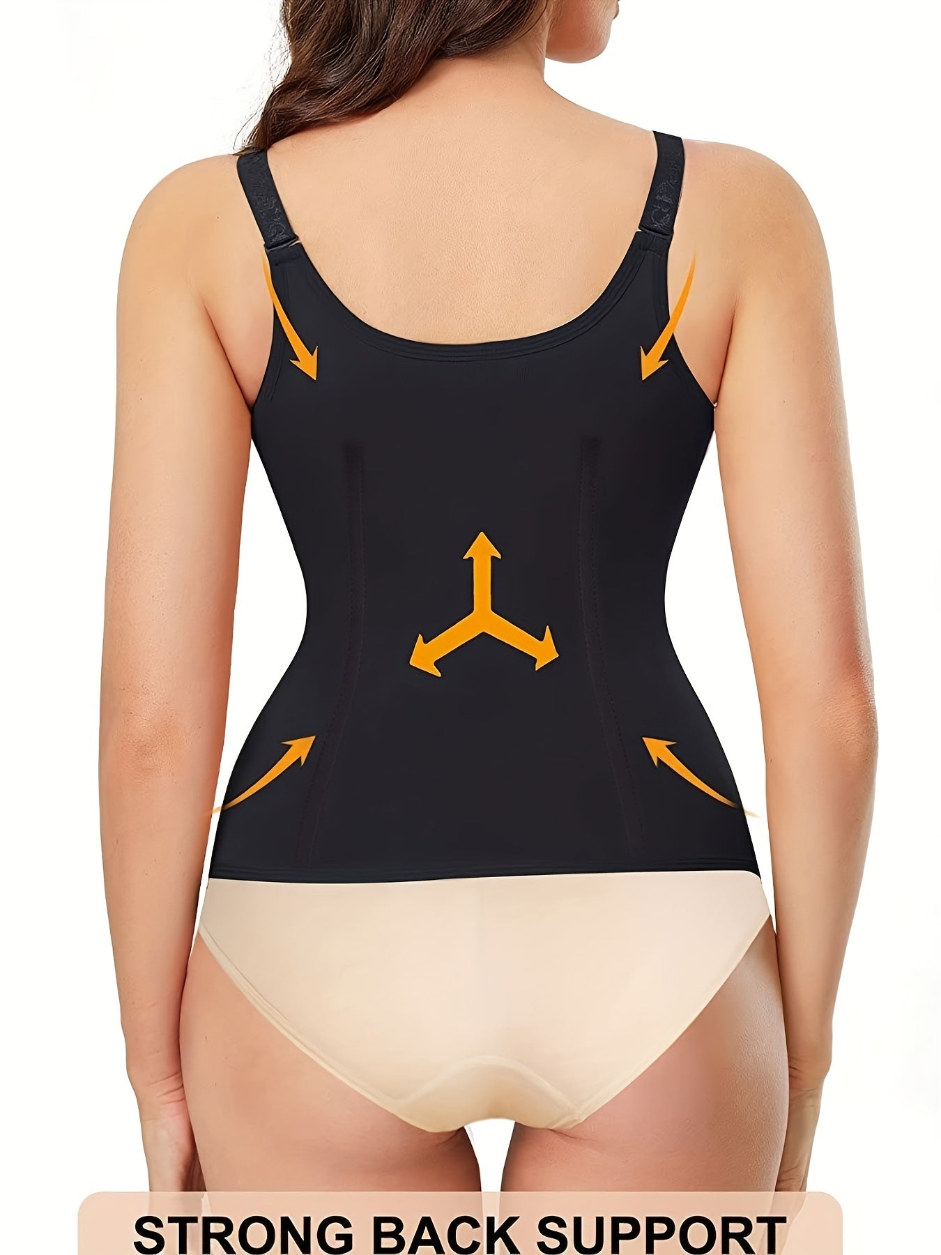 Zipper Shaping Slip Tops Waist Trainer Tummy Control Slimmer