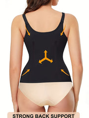 Zipper Shaping Slip Tops Waist Trainer Tummy Control Slimmer
