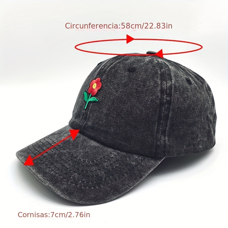 Vintage Patched Embroidered Baseball Cap for Men Women