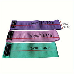 3pcs Yoga Resistance Band for Hip Lifting Strength Training