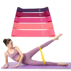 Silicone Yoga Tension Band for Fitness, Resistance Ring with Squat Hip Elastic