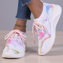 Women's Colorful Running Shoes Comfortable And Breathable Sneakers