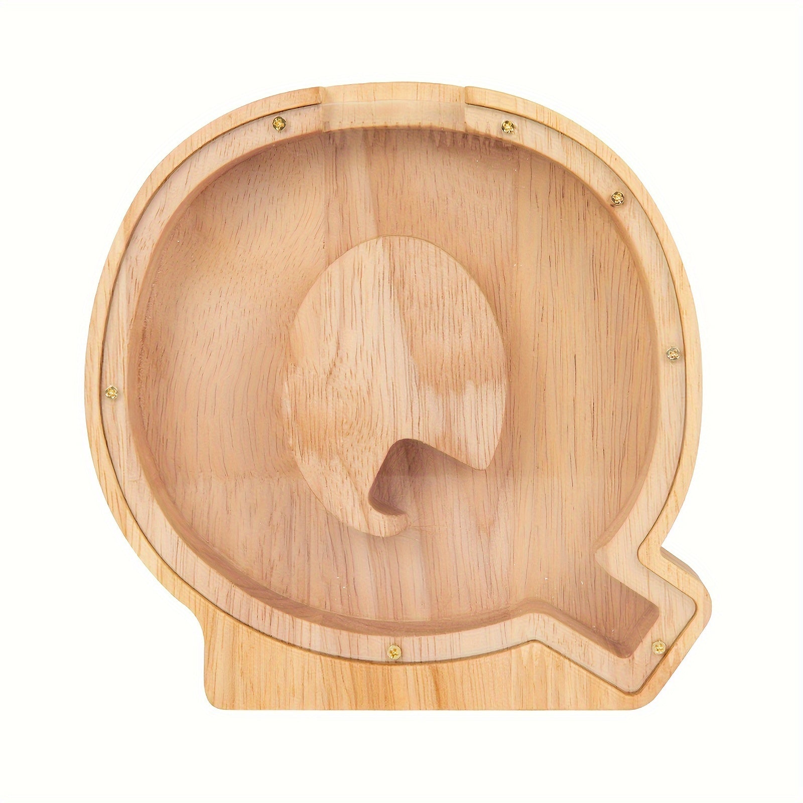 Wooden 26 Letter English Savings Tank Decoration 17.78 cm