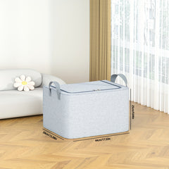 Large Capacity Zipper Felt Storage Bag for Clothes Pants Quilts Socks