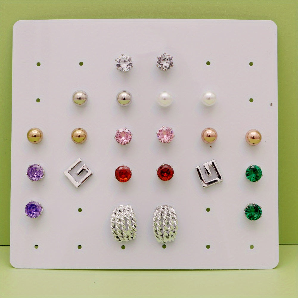 Hypoalljsonergenic Earrings 11 Pairs Set for Women & Girls