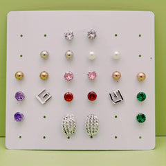 Hypoalljsonergenic Earrings 11 Pairs Set for Women & Girls