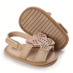 Girls Bowknot Sandals Lightweight Non Slip Comfy Crib Shoes
