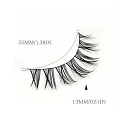 5 Pairs Little Devil Cosplay Faux Mink Lashes Natural Wispy Eyelash Extension