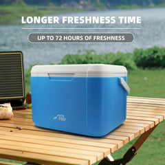 Larger Capacity Cooler Box Lightweight Cooler for BBQ Camping