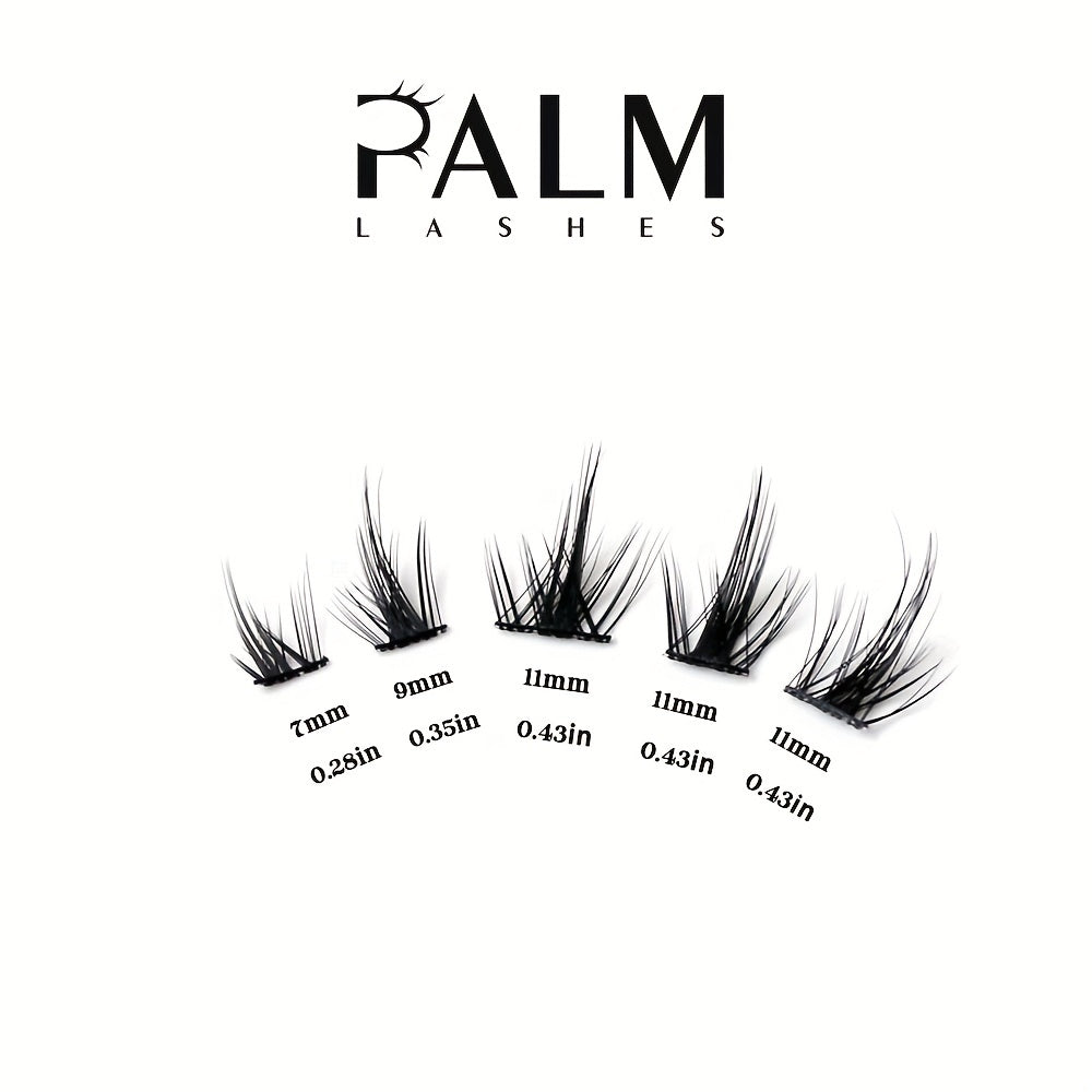 126 Clusters Mega Volume C Curl Eyelashes for DIY Extensions