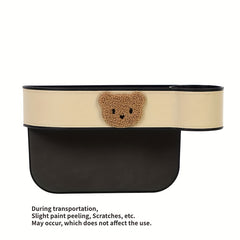 Car Seat Gap Storage Box Cartoon Pattern Phone Holder Organizer