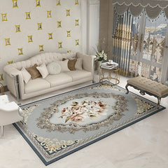 Modern Geometric Area Rug Grey Floor Carpet Living Room Bedroom Dining Room