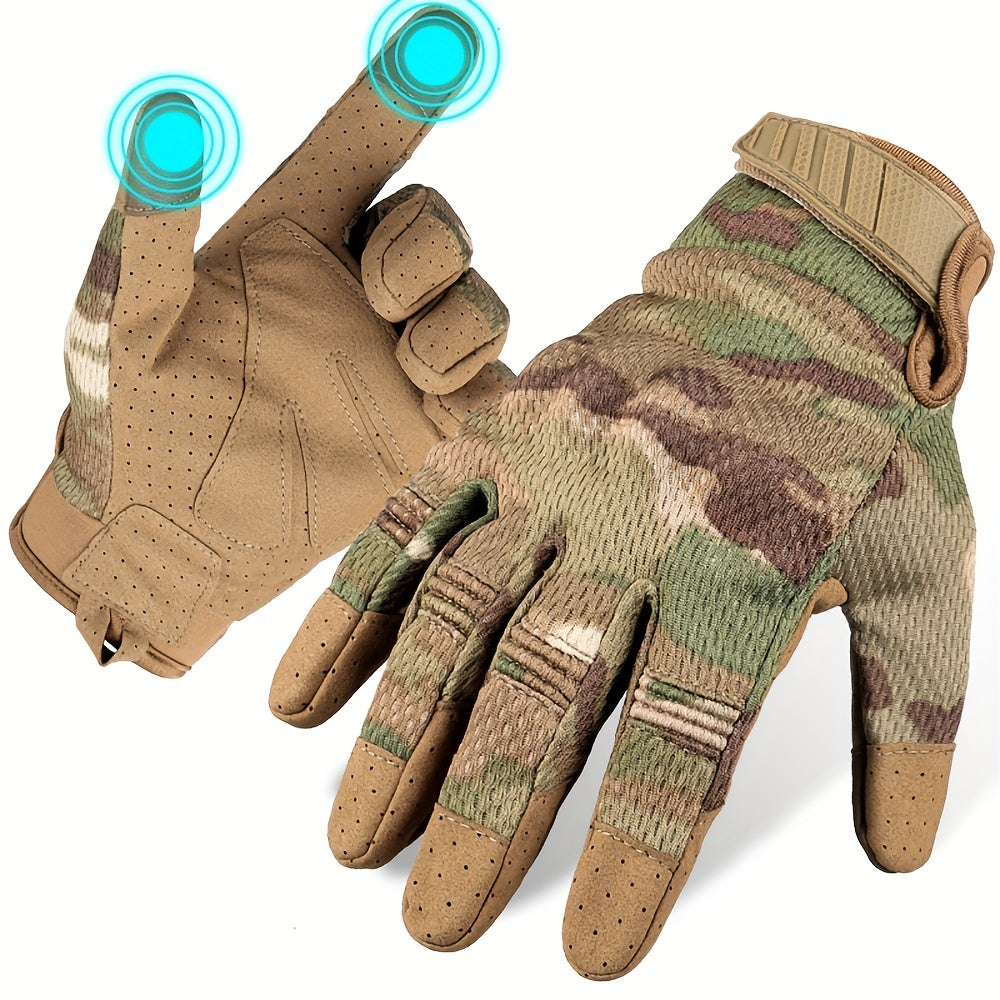 Tactical Breathable Full Finger Gloves for Shooting Cycling