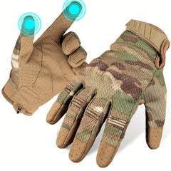 Tactical Breathable Full Finger Gloves for Shooting Cycling