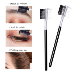 5pc Eyelash Comb & Eyebrow Brush Set for Extensions & Makeup