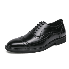 Men's Brogue Oxford Shoes Lace up Front Business Formal Wedding