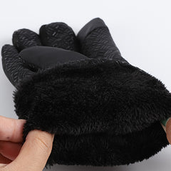 Men's Winter Cycling Gloves Windproof Touch Screen Motorcycle Riding Gloves