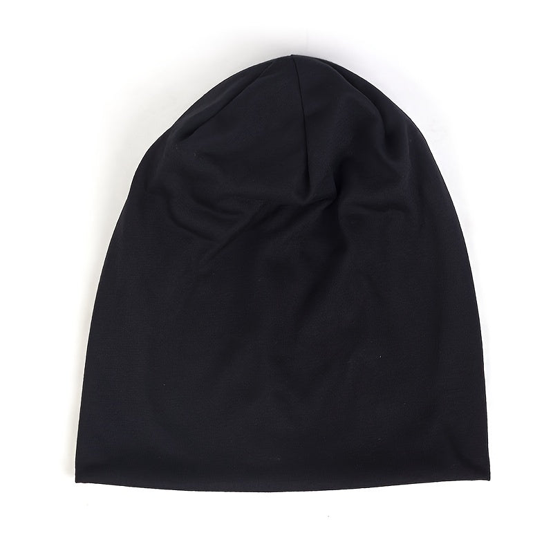 Hip hop Beanie Hat Slouchy Cap Unisex Solid Skullies for Winter