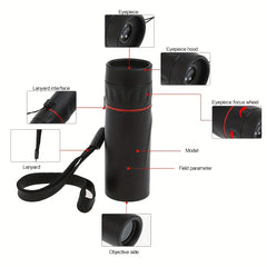 Mini HD Waterproof Monocular for Outdoor Camping Bird Watching