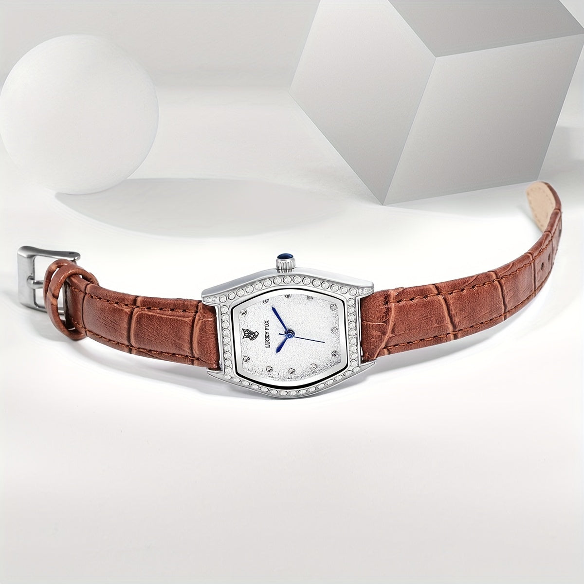 Teenager Faux Diamond Watch Roman Scale Female Student