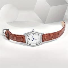 Teenager Faux Diamond Watch Roman Scale Female Student