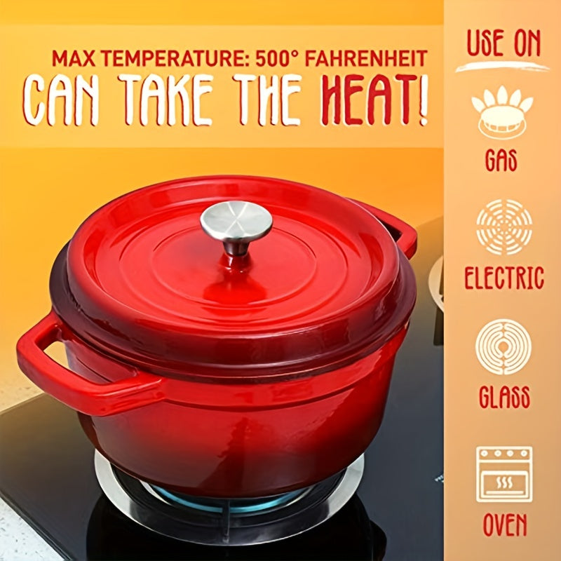 Enameled Cast Iron Dutch Oven 7.99cmx11 Kitchen Dutch Oven