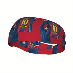Messi Soccer Jersey Headband Barcelona 10 Non Slip Sport Headband