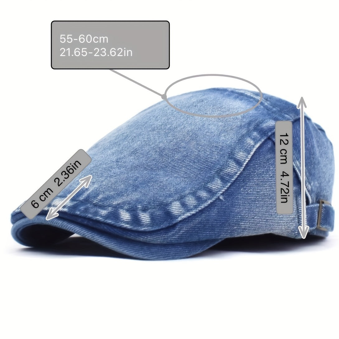 Light Board Newsboy Cap for Middle Aged Dad Men Women