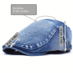 Light Board Newsboy Cap for Middle Aged Dad Men Women