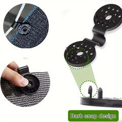 20pcs Heavy Duty Cloth Clamps for Nets, Reusable Plastic Clip