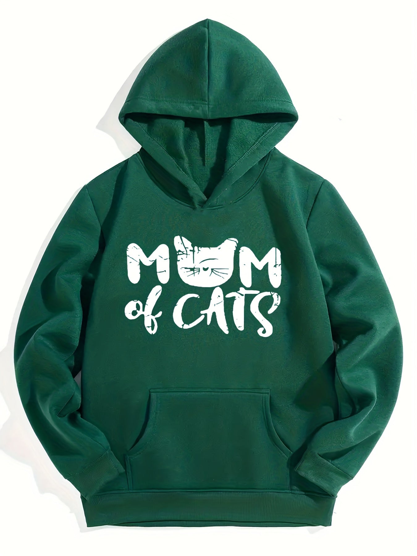Girls Cat Pattern Smart Hoodie Party Top Pullovers Kids Clothing Gift