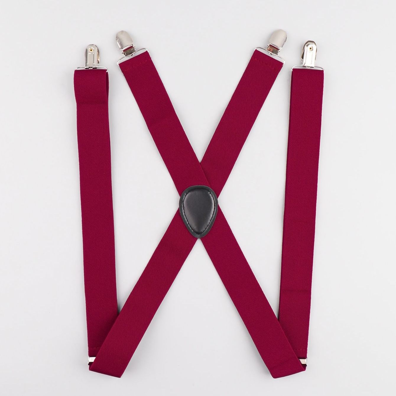Men's Polyester Solid Suspender