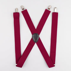Men's Polyester Solid Suspender