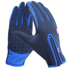 Windproof Waterproof Touch Screen Mittens For Winter Outdoor Activities