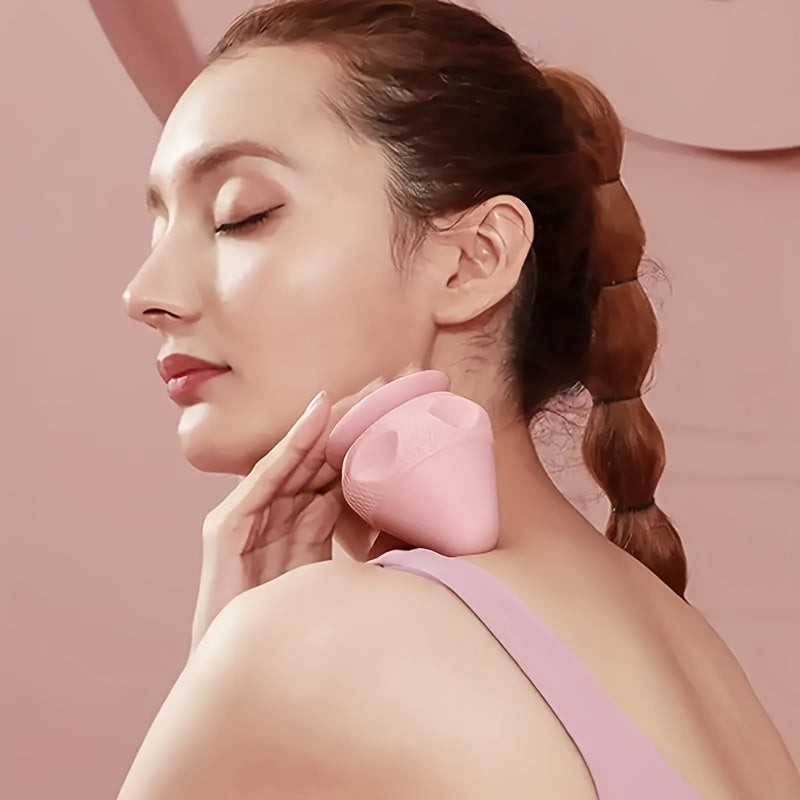 Soft Silicone Yoga Massage Ball with Suction Base