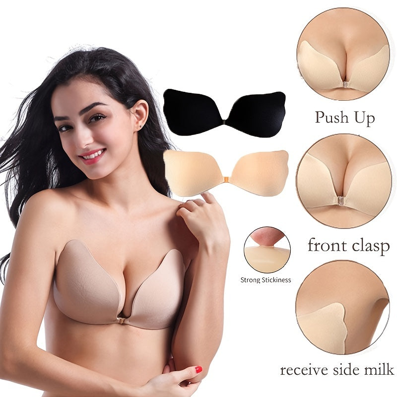 Invisible Strapless Push Up Bra Reusable Magic Sticky Adhesive Bra