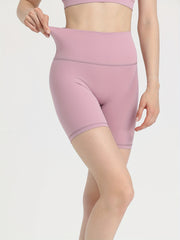 Women's High Waist Hip Exercise Running Tight Fitness Shorts