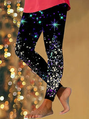 Glitter High Rise Leggings